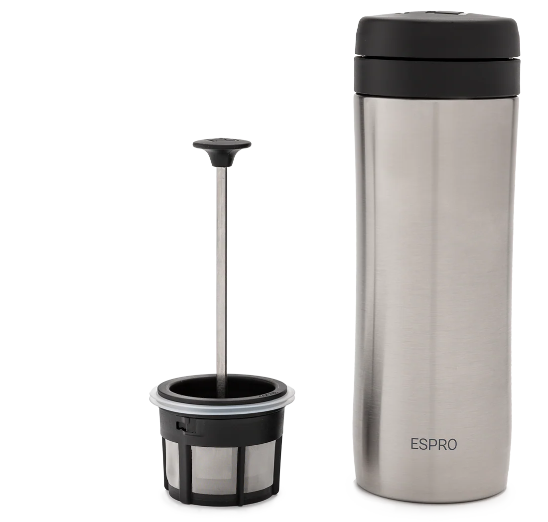 Espro P1 Travel Press for Coffee - Stainless Steel - Image 2
